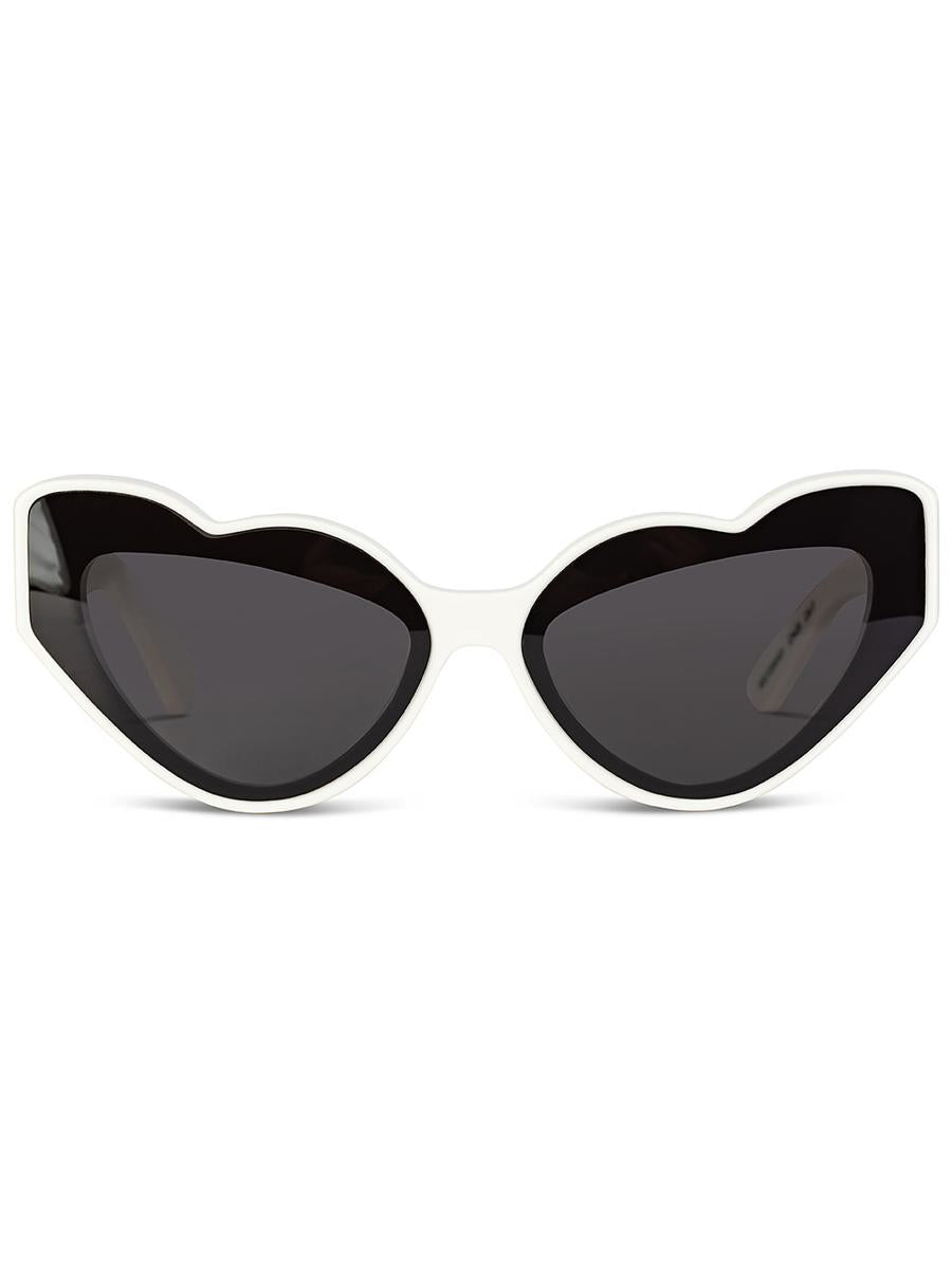 Fiorucci Heart-Shaped Acetate Sunglasses