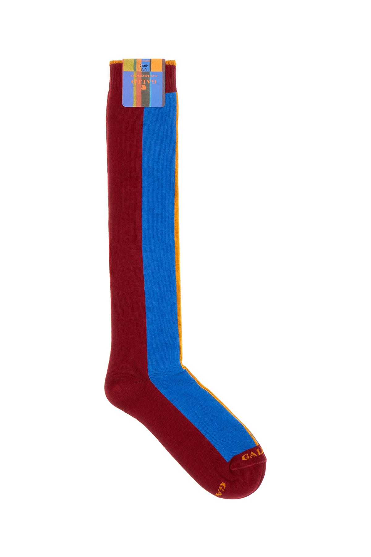 Gallo Embroidered Stretch Cotton Blend Socks