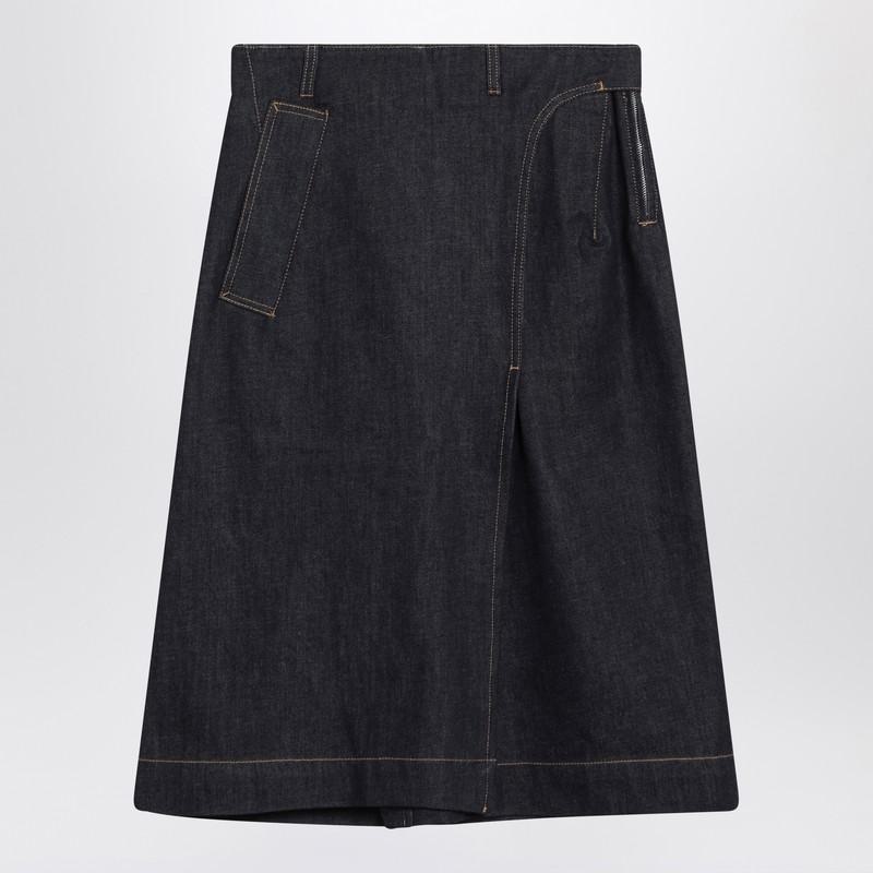 Victoria Beckham Dark Denim Skirt