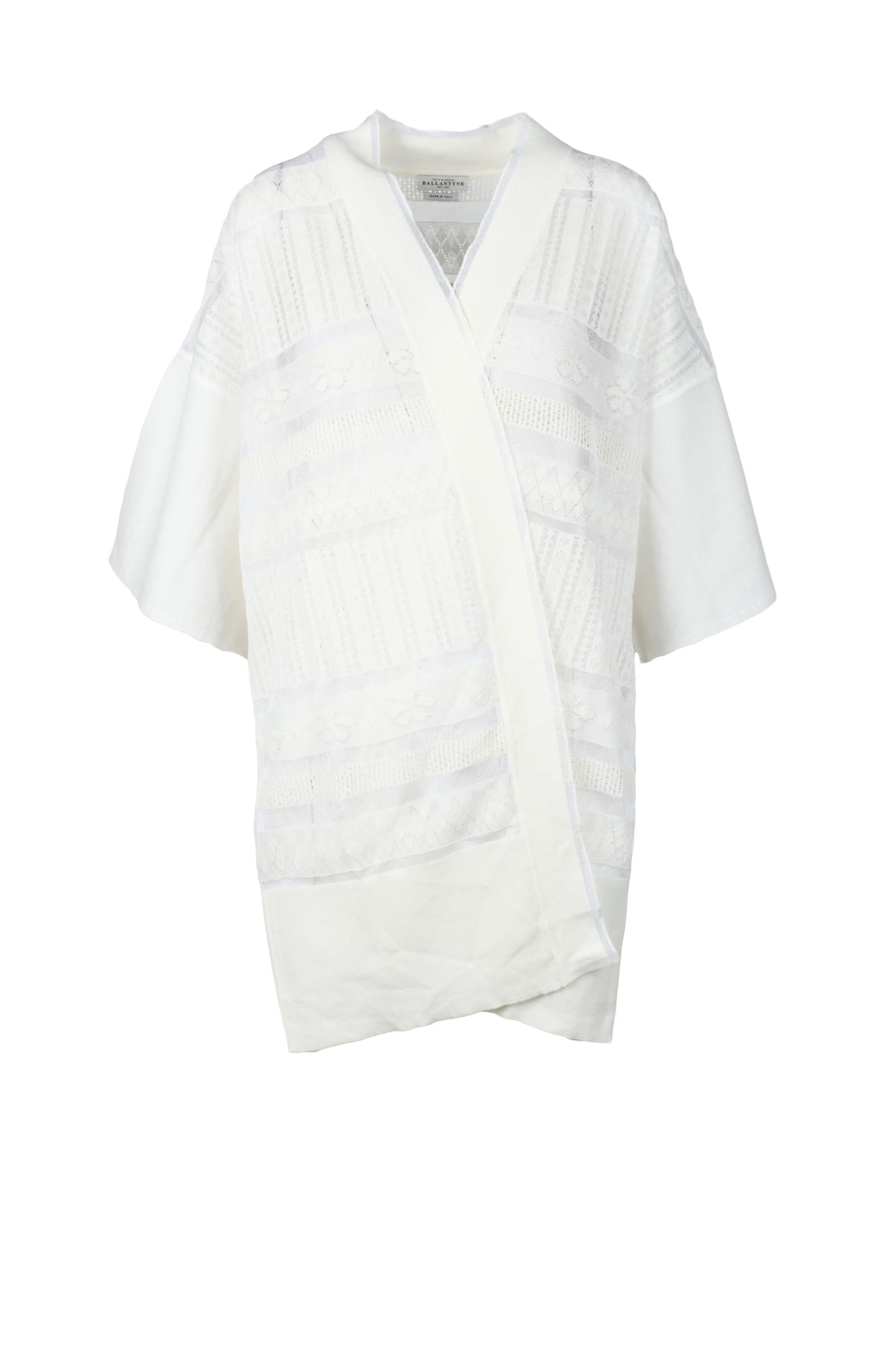 Ballantyne Cardigan Bianco