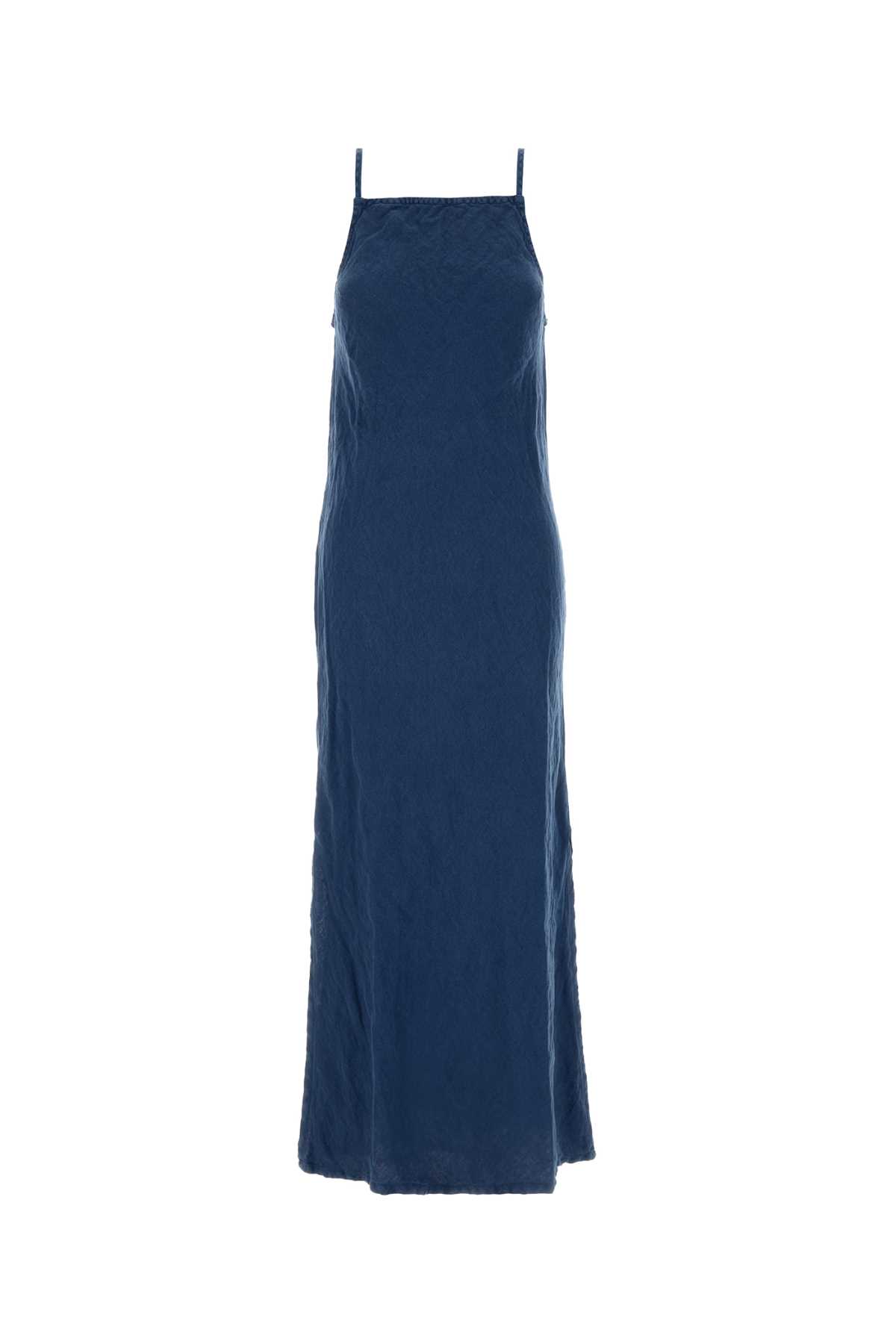 Lois Blue Linen Dress