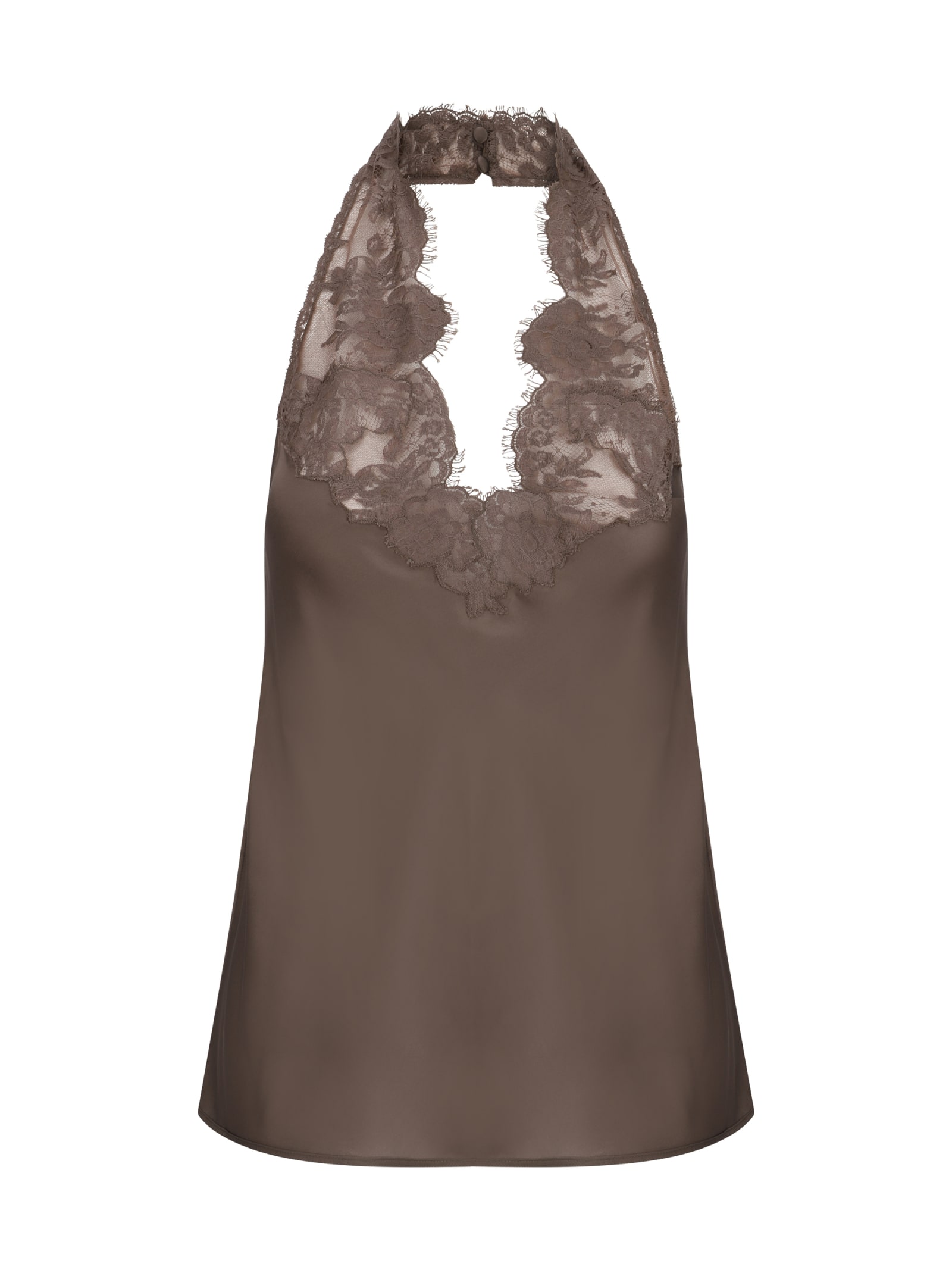 Saint Laurent Top Haut Charmeuse