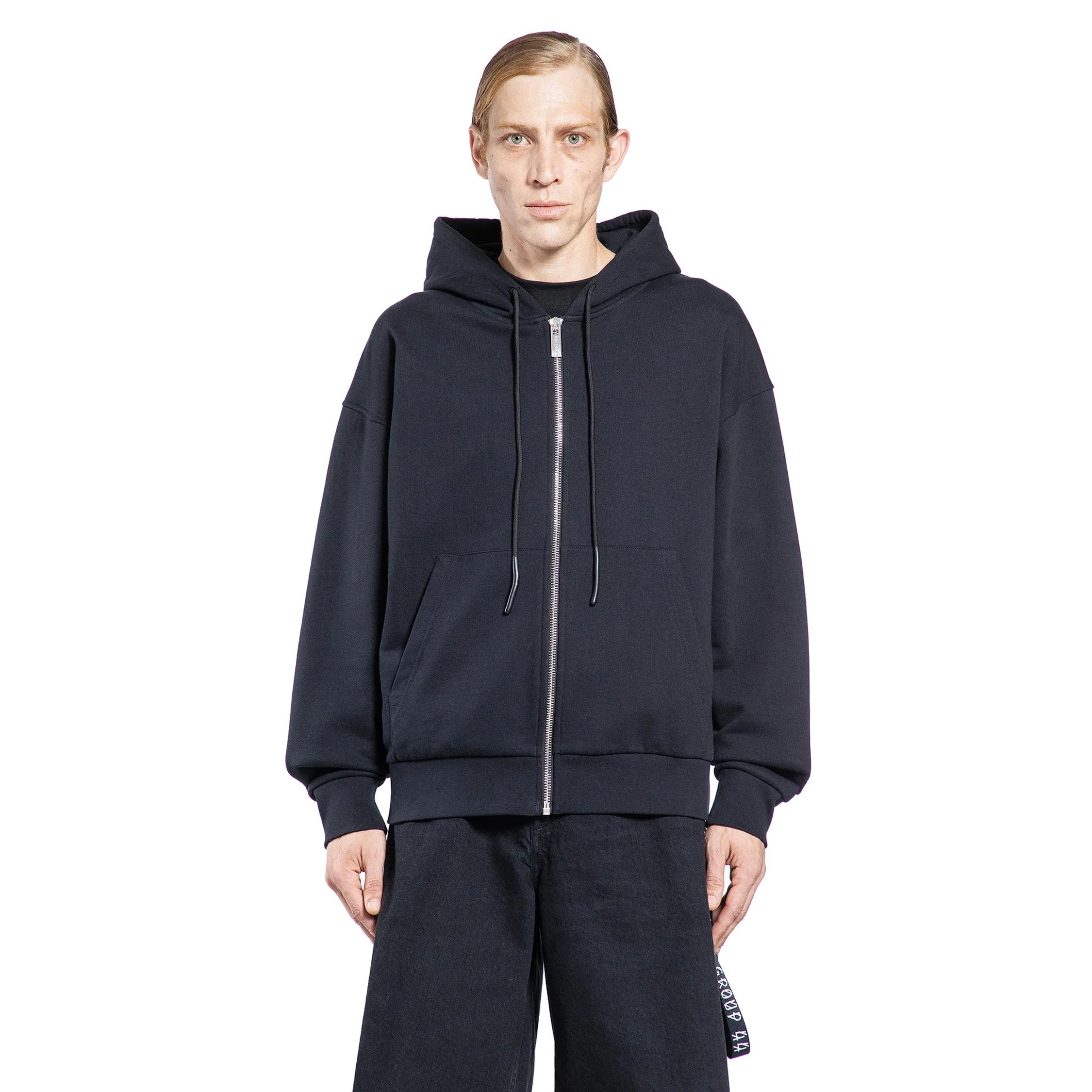 Felpa con cappuccio con zip classica 44