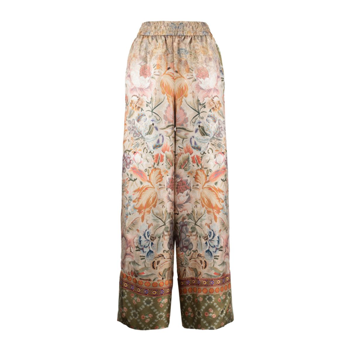 Pierre-Louis Mascia Floral Patterned Palazzo Pants In Silk