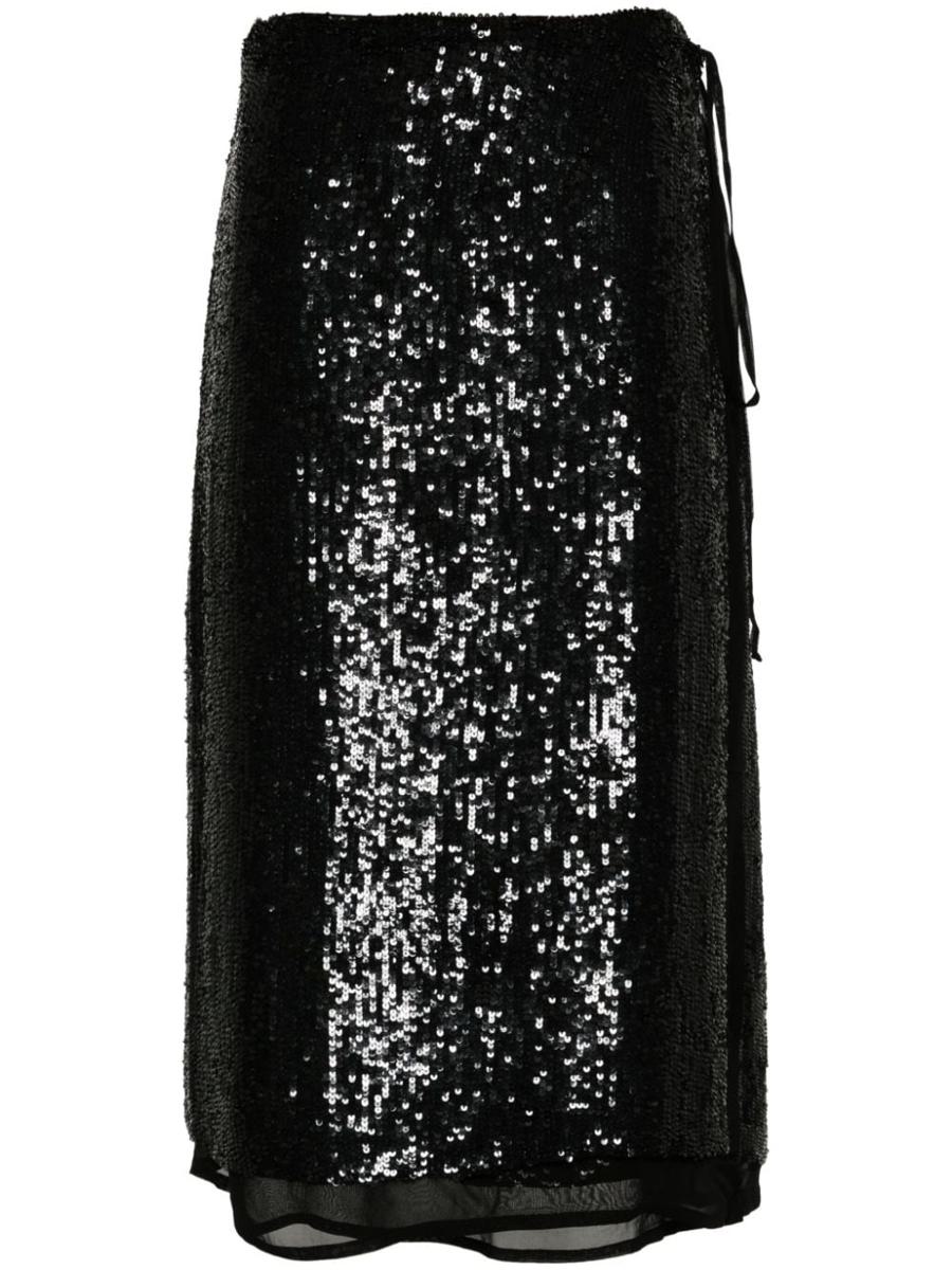 P. A.R. O.S. H. Gabriel Sequinned Wrap Skirt