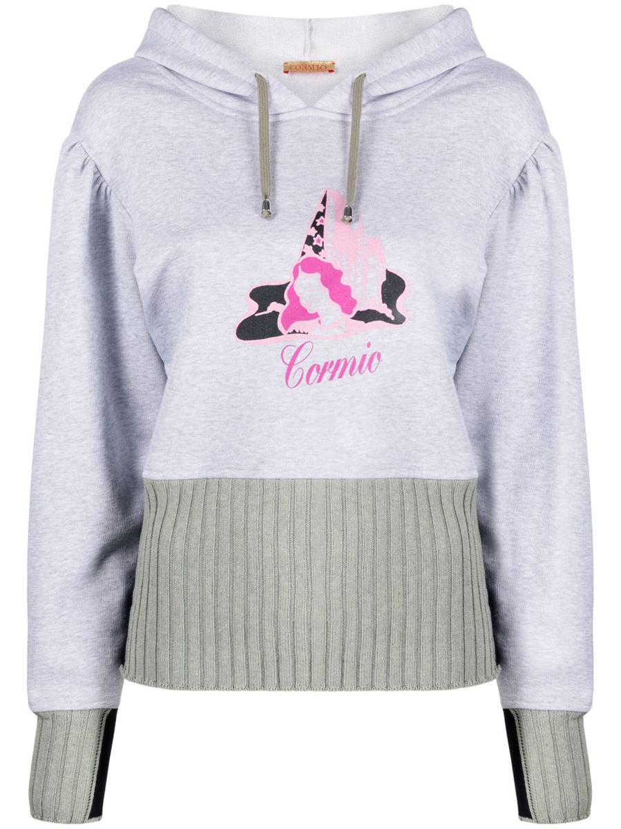 Cormio Silk-Screen Printed Hoodie Clothing