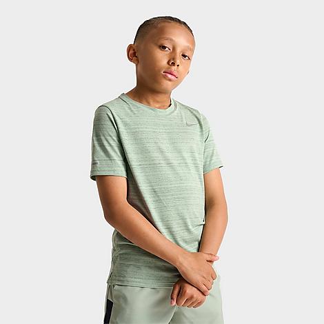 Nike Boys Dri-FIT Miler Training T-Shirt in Steam Size: Small