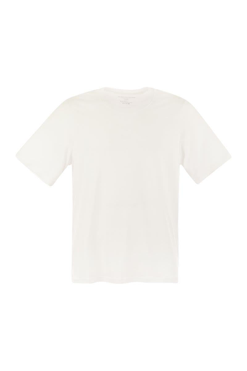 Majestic Filatures Short-Sleeved T-Shirt In Lyocell And Cotton