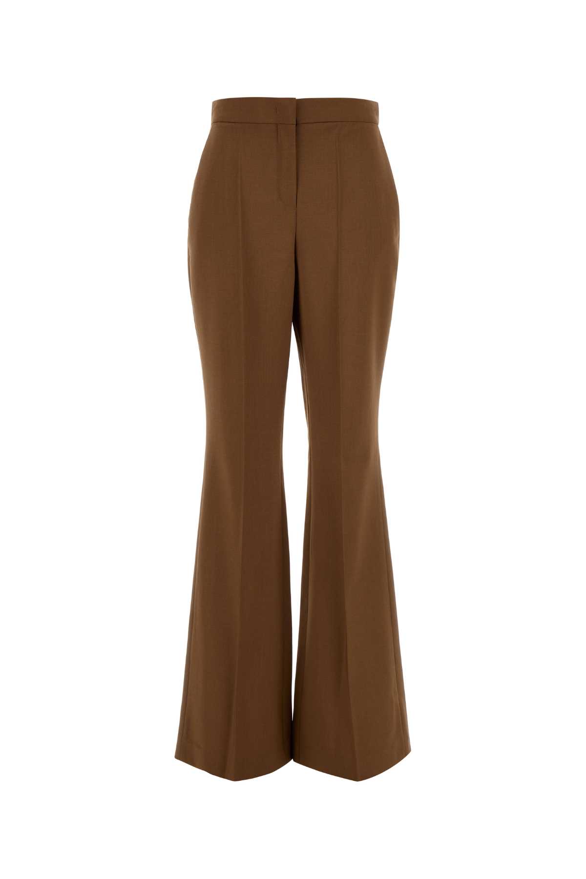 Fendi Caramel Wool Blend Pant