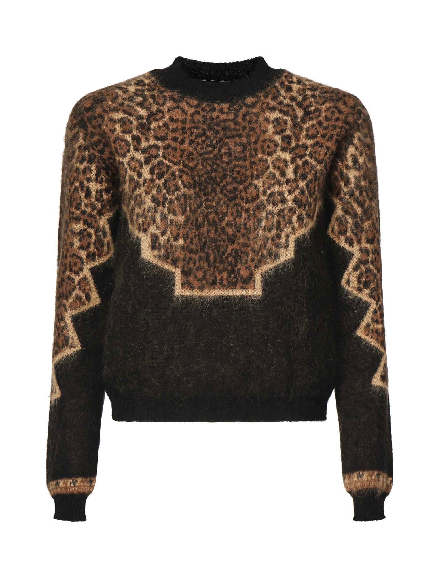 Dondup Animal Print Sweater
