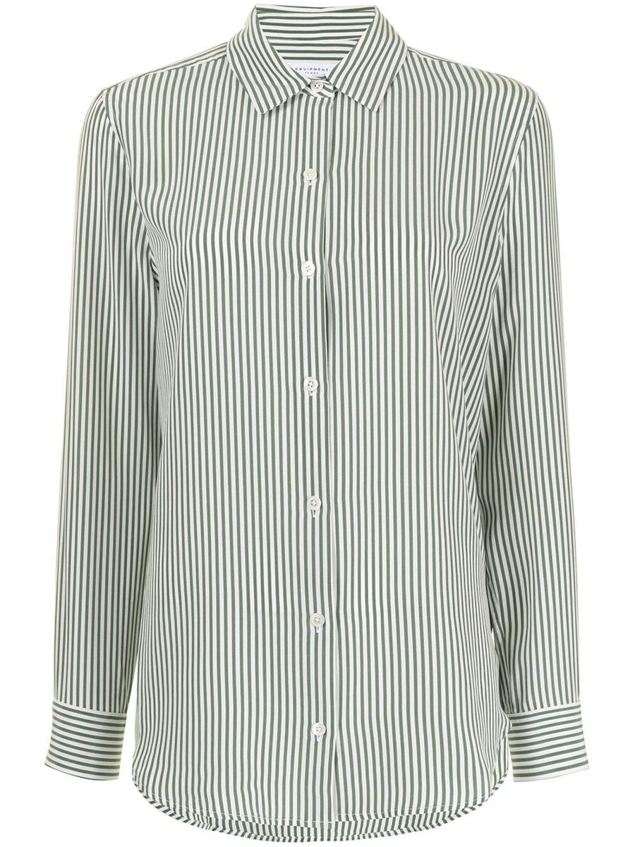 Equipment Printed Silk Shirt