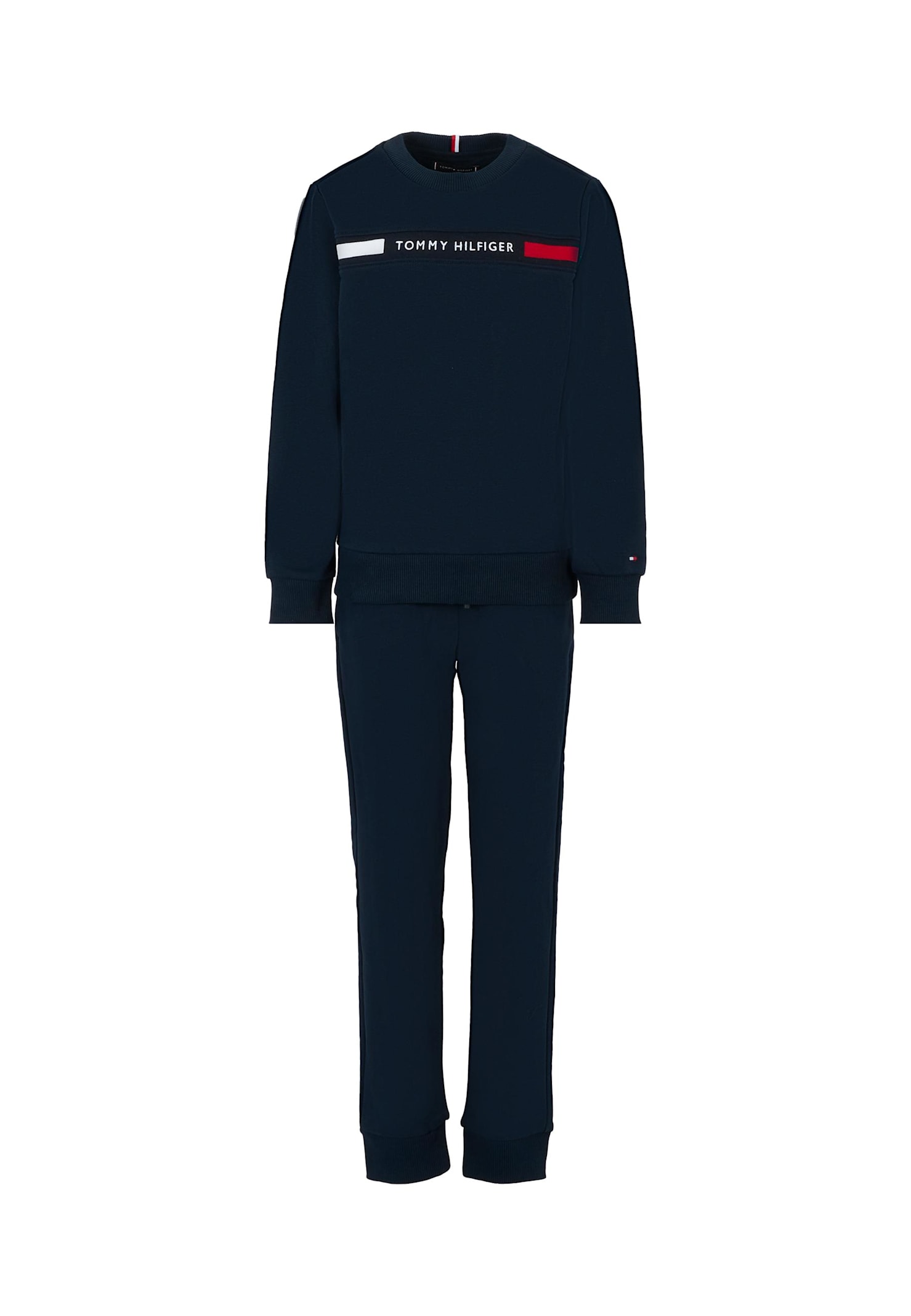 Tommy Hilfiger Blue Suit For Boy With Logo