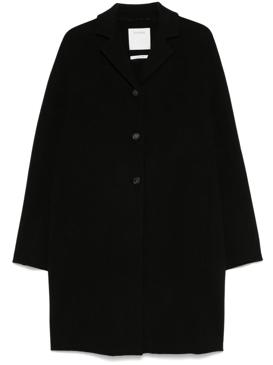 Sportmax Wool Single-Breasted Coat