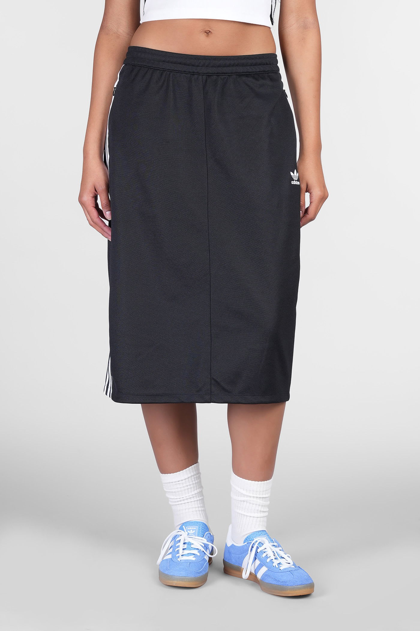 Adidas Classic Skirt Skirt In Black Cotton