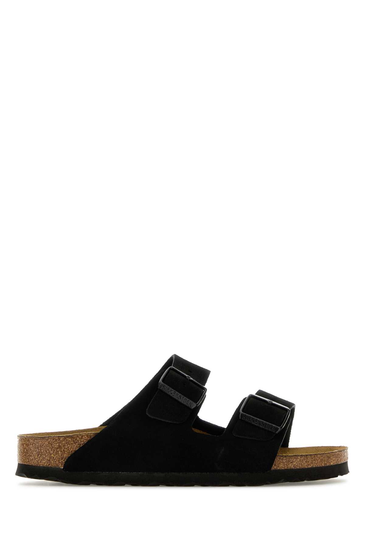 Birkenstock Black Suede Arizona Slippers