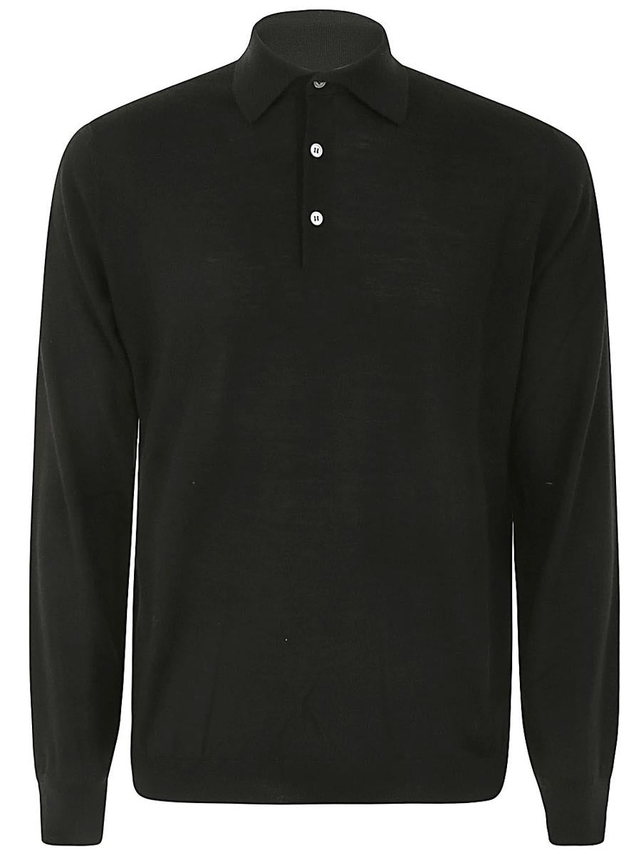 Filippo De Laurentiis Long Sleeves Polo Clothing