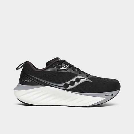 Saucony Women's Triumph 22 Running Shoes in Black/White Size: 6.5