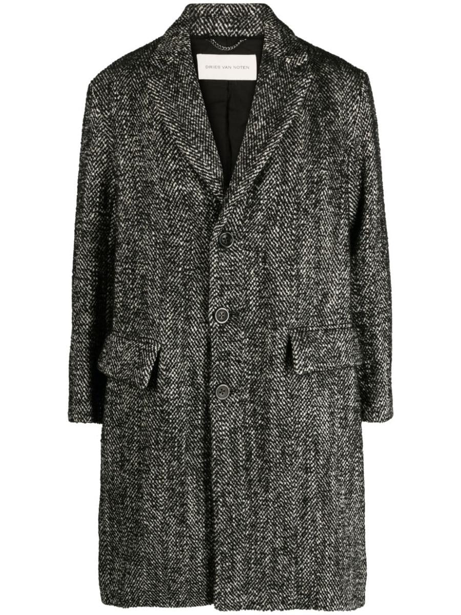 Dries Van Noten 00110-Rusty 7059 M. W.Coat Clothing
