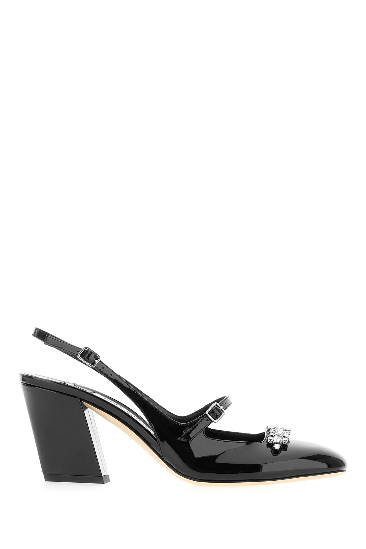 Jimmy Choo Black Leather Belinda Pumps