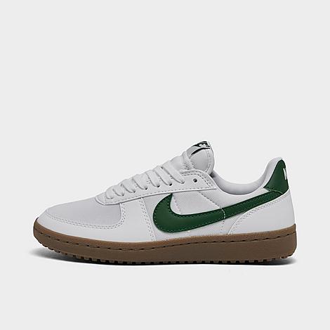 Nike Women's Field General Casual Shoes in WHITE/GORGE GREEN-GU Size: 5.0