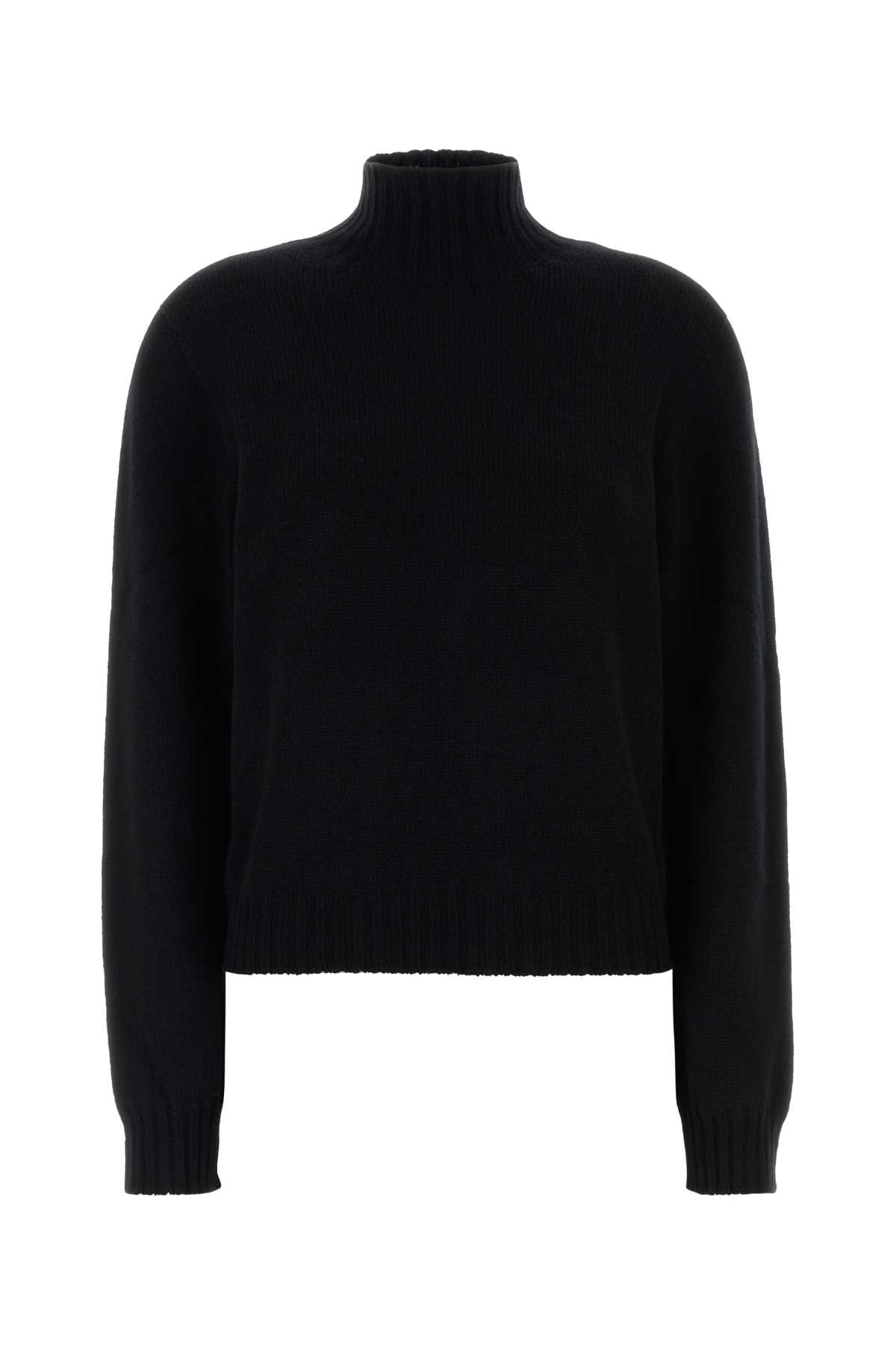 The Row Black Cashmere Kensington Sweater