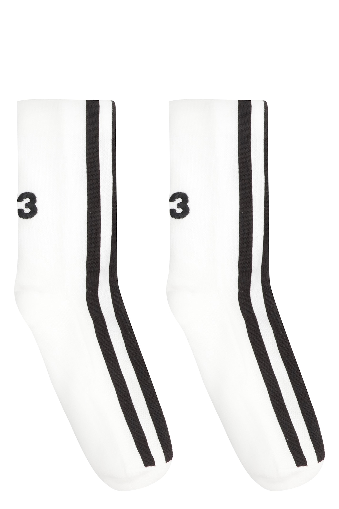 Y-3 Logo Cotton Blend Socks