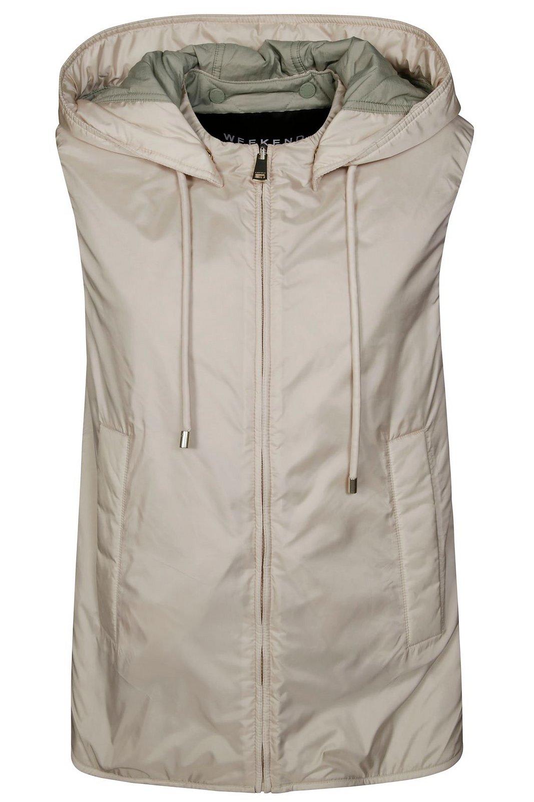 Weekend Max Mara Tecla Zip-up Drawstring Gilet