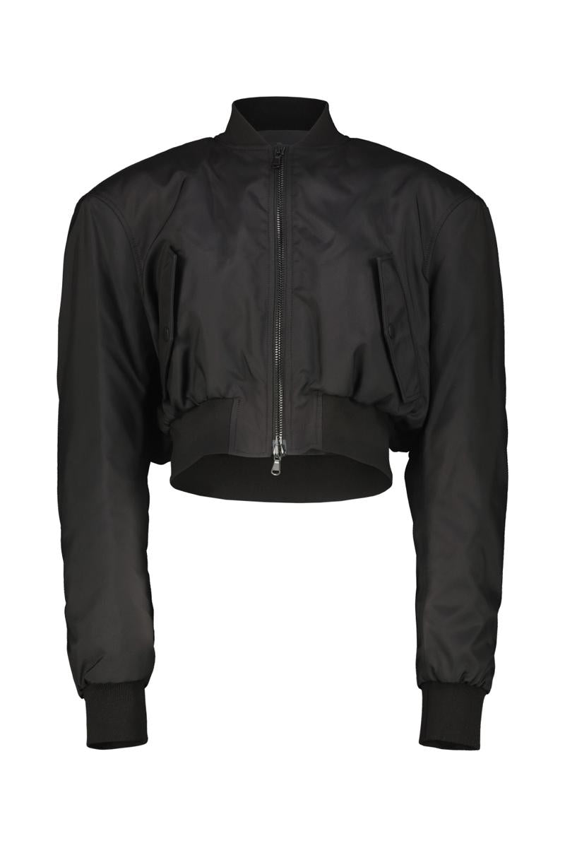 Wardrobe. Nyc Tailored Crop Bomber Clothing