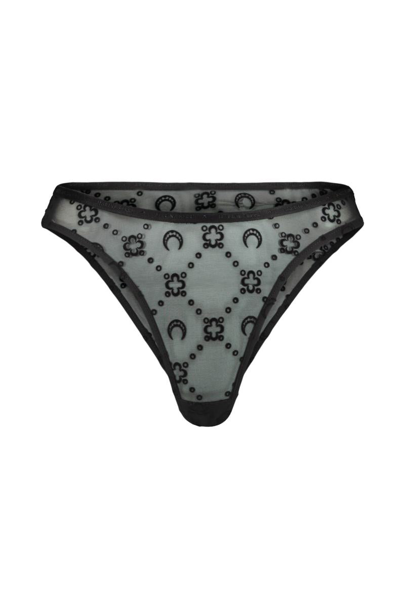 Marine Serre Recycled Mesh Flock Panties Clothing