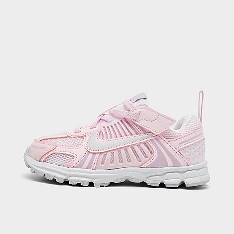 Nike Kids Toddler Vomero 5 Stretch Lace Casual Shoes in Pearl Pink/Vast Grey Size: 4.0