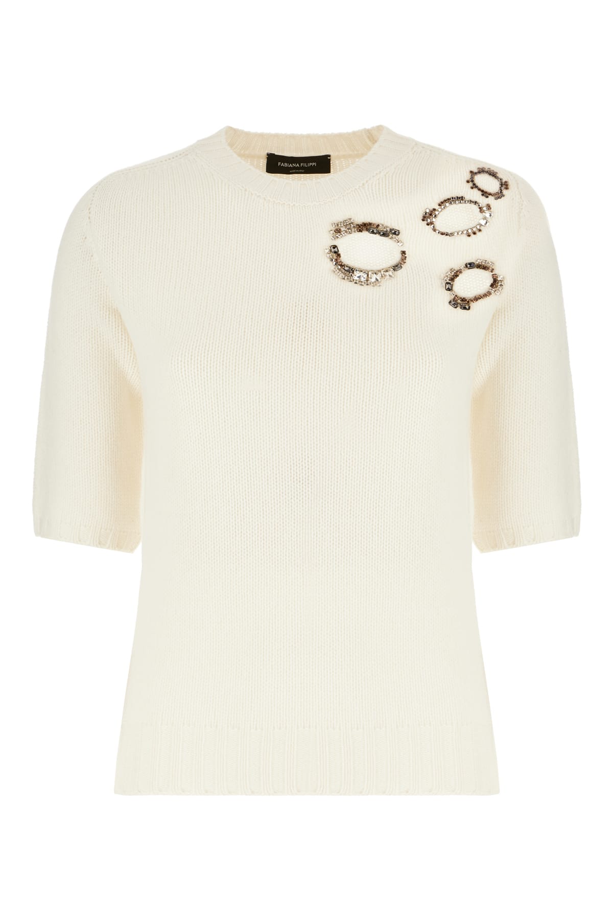Fabiana Filippi Ivory Wool Blend Sweater