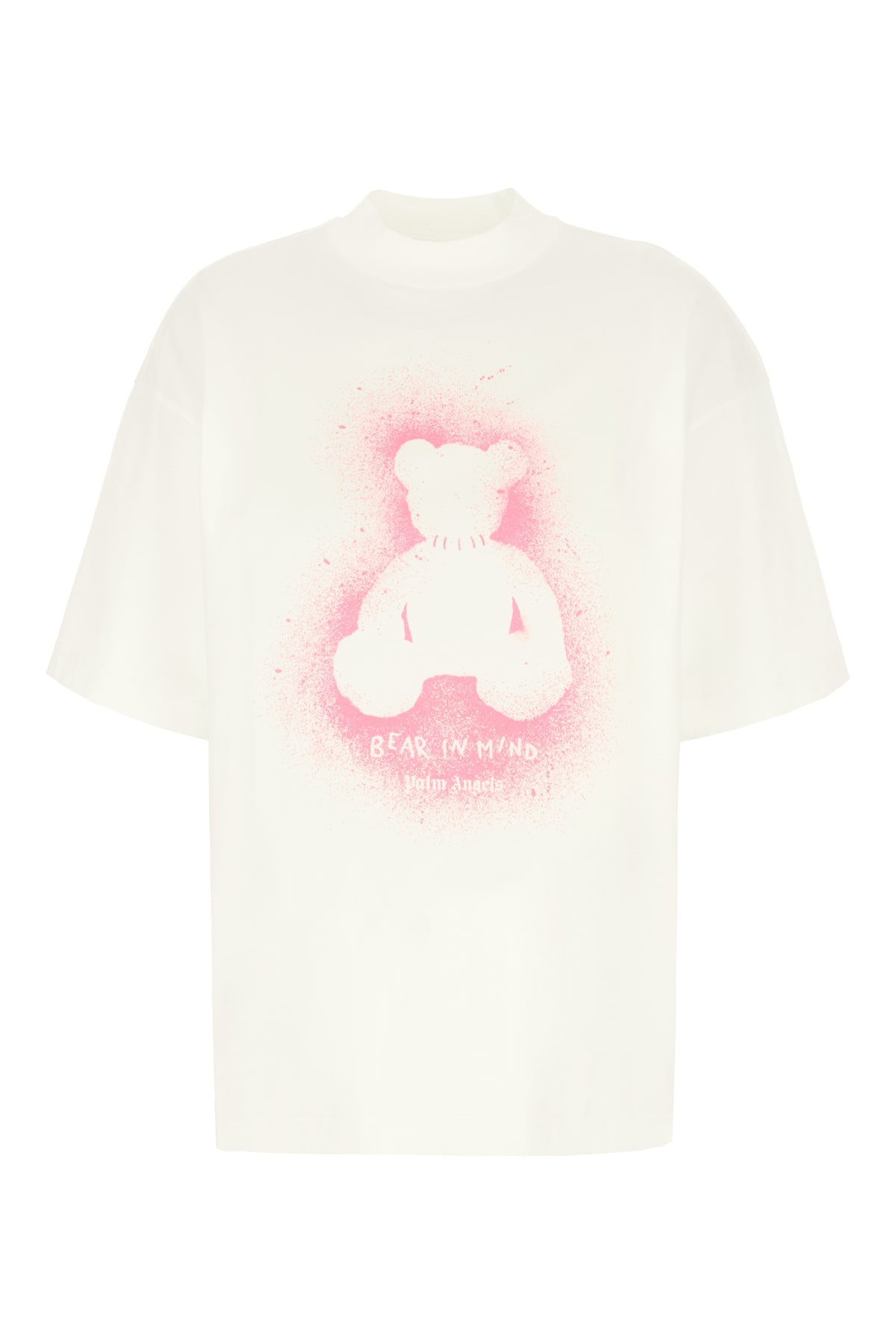 Palm Angels Ivory Cotton T-shirt