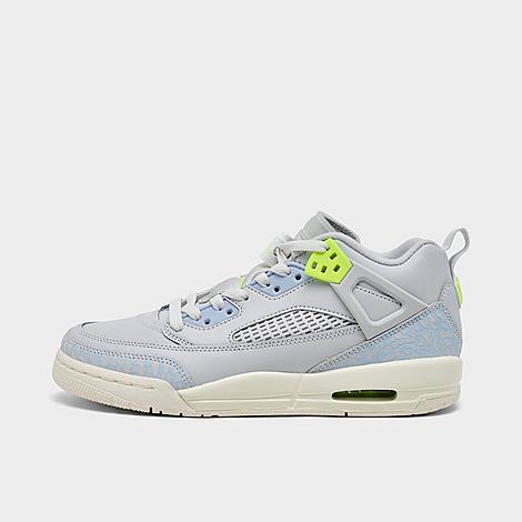 Jordan Big Kids Spizike Low Casual Shoes in Photon Dust/Sail/Coconut Milk Size: 3.5
