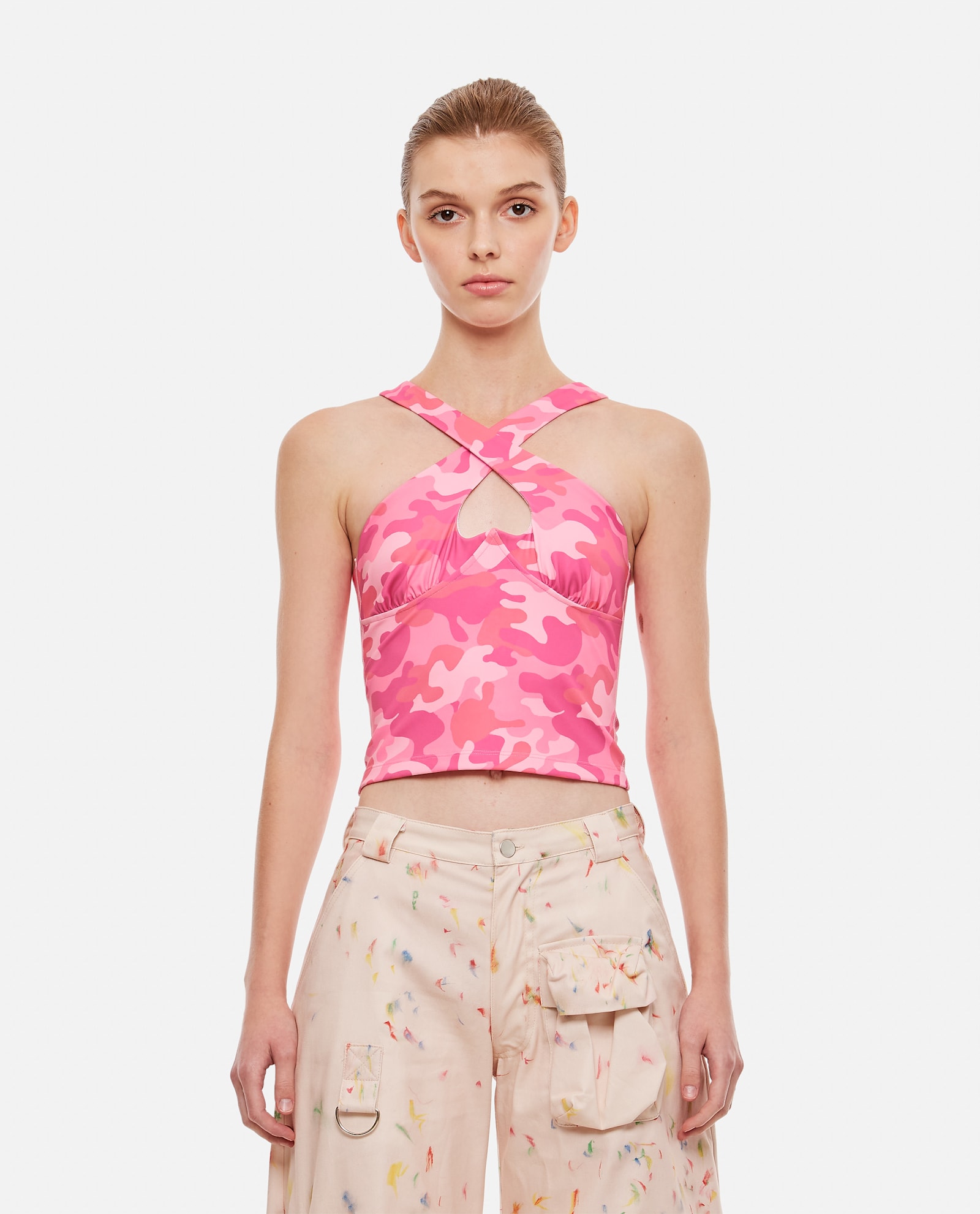 Collina Strada cross My Heart Alter Top