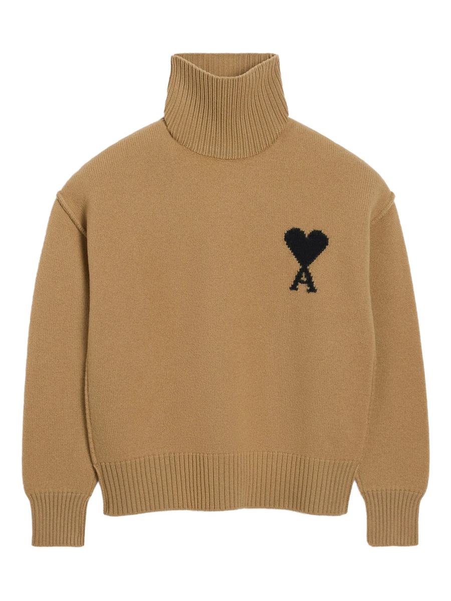 AMI Paris Sweater Adc Funnel Neck Clothing