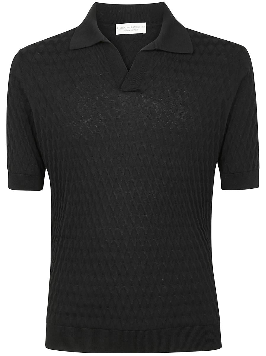 Filippo De Laurentiis Short Sleeves Skipper Polo Shirt Clothing