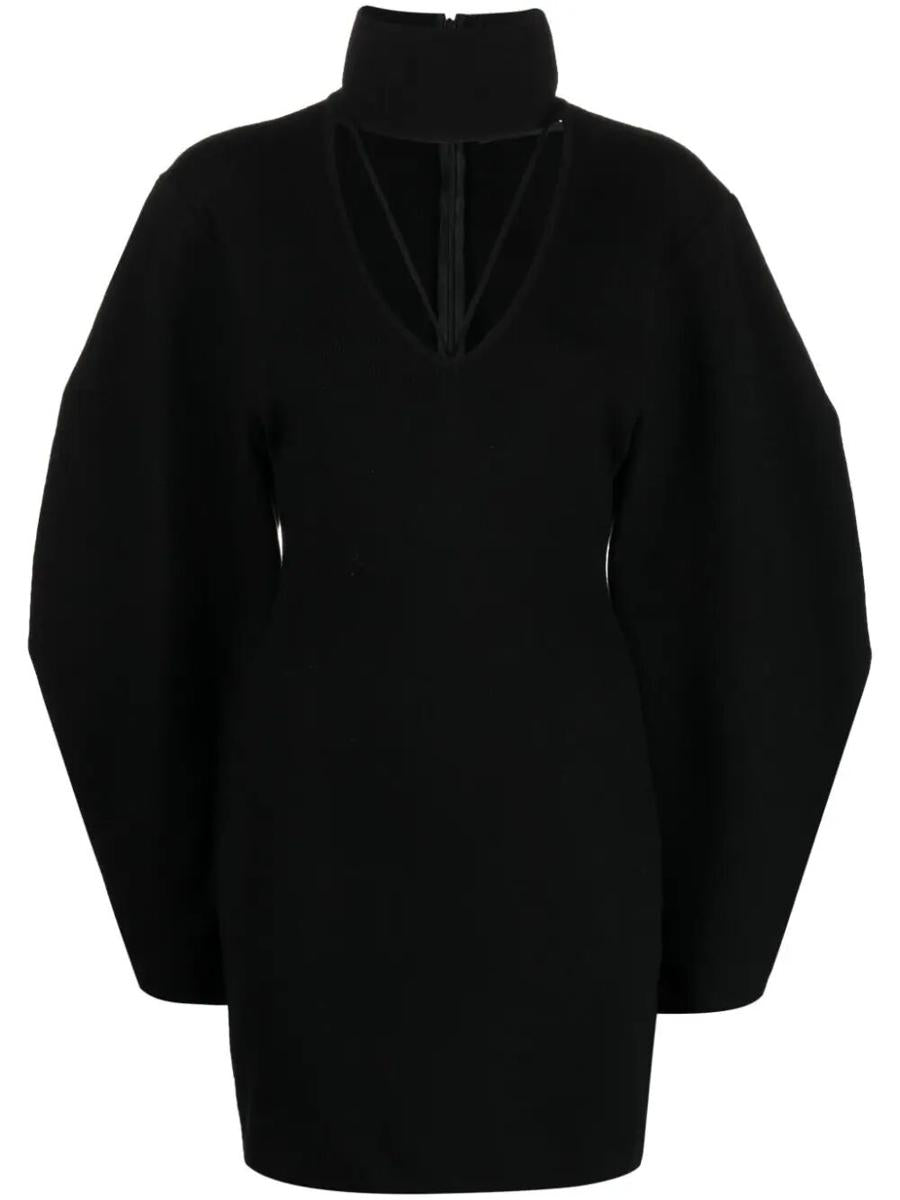 Andreādamo Stretch Knit Mini Dress With Clothing