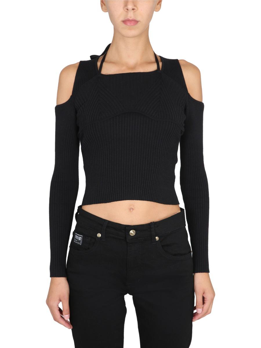Versace Jeans Couture Shirt With Bare Shoulders