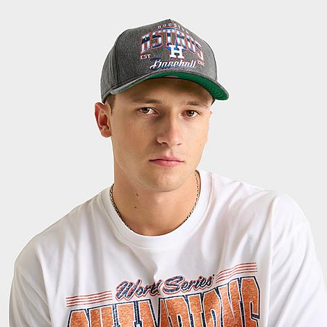 New Era Houston Astros MLB 9FIFTY Washed Snapback Hat in Charcoal