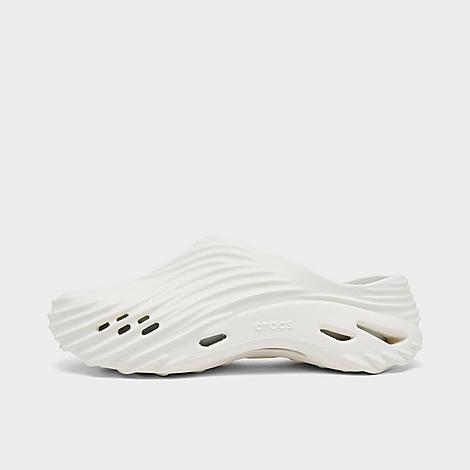 Crocs Men's Echo Wave Clog Shoes in Chalk Size: 7.0