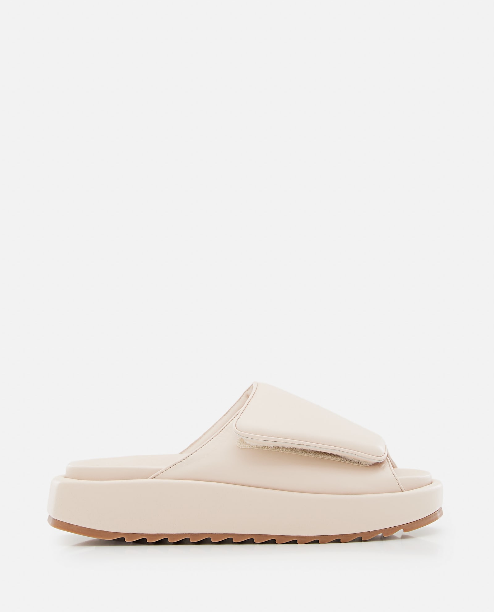 GIA BORGHINI 40mm Gia 1 Leather And Scuba Sandals