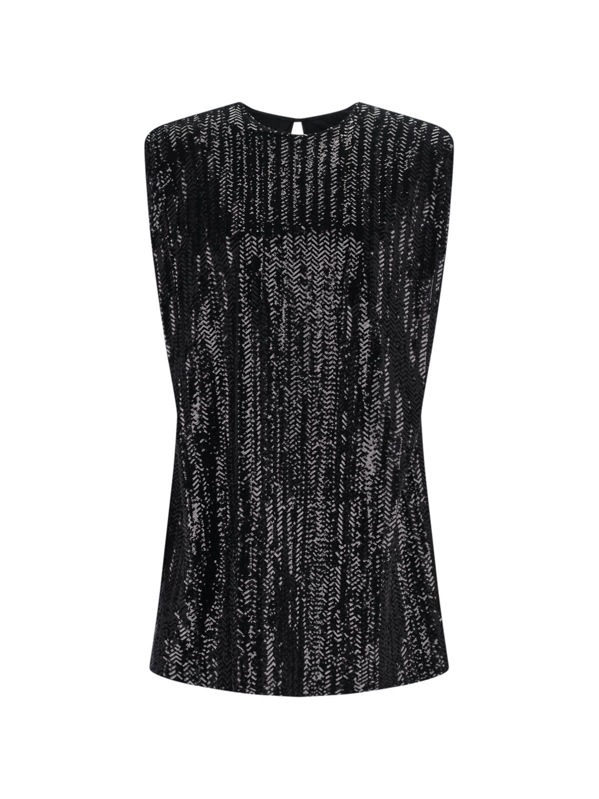 Golden Goose Sequin Mini Sheath Dress