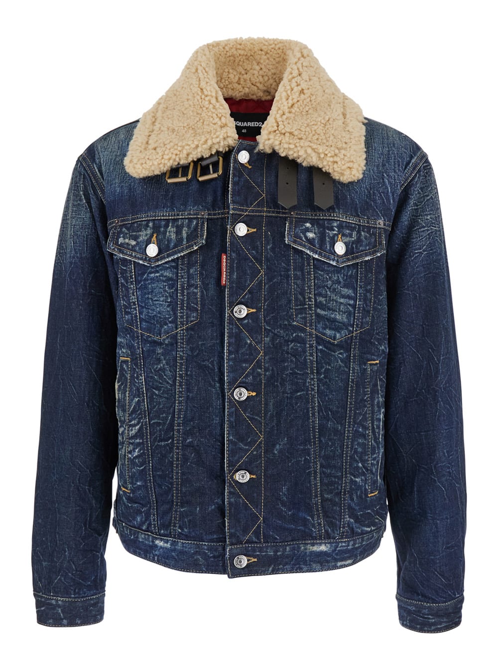 Dsquared2 Denim Aviator Jacket