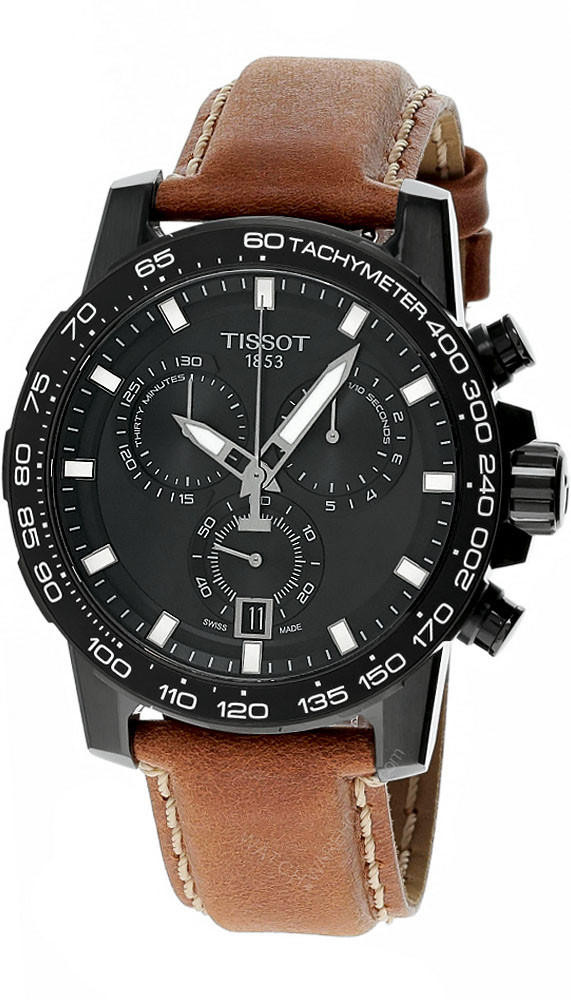 TISSOT Supersport CHRONO Quartz 45.5MM Leather Men's Watch T125.617.36.051.01 / T1256173605101