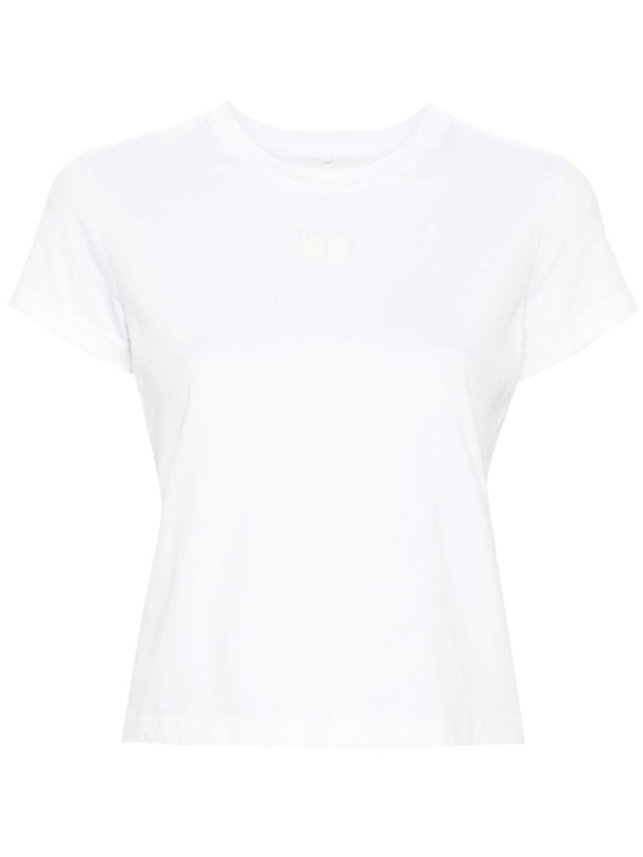 Alexander Wang Black Short-Sleeve T-Shirt With Logo