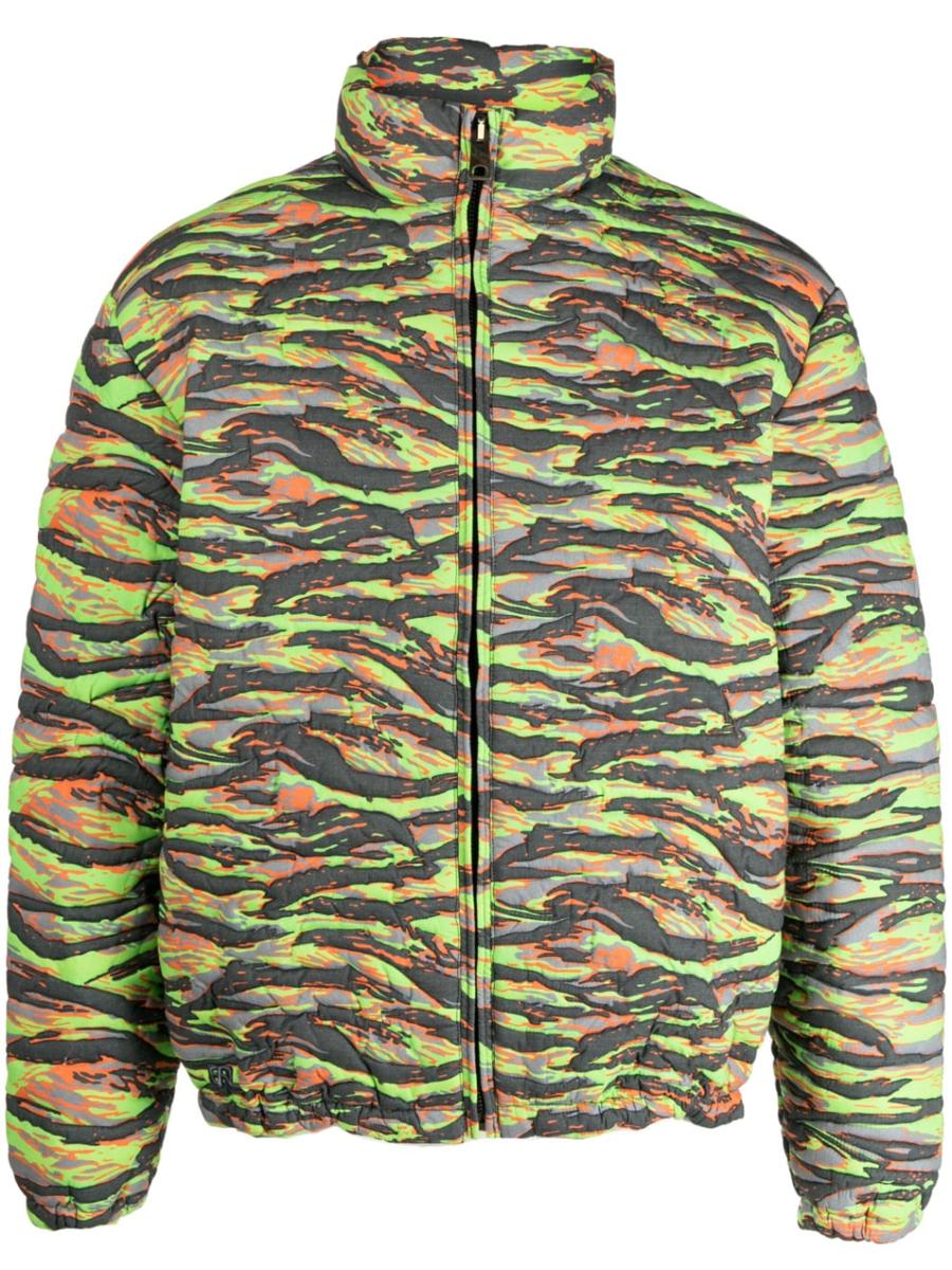 Erl Unisex Printed Quilted Puffer Woven Clothing