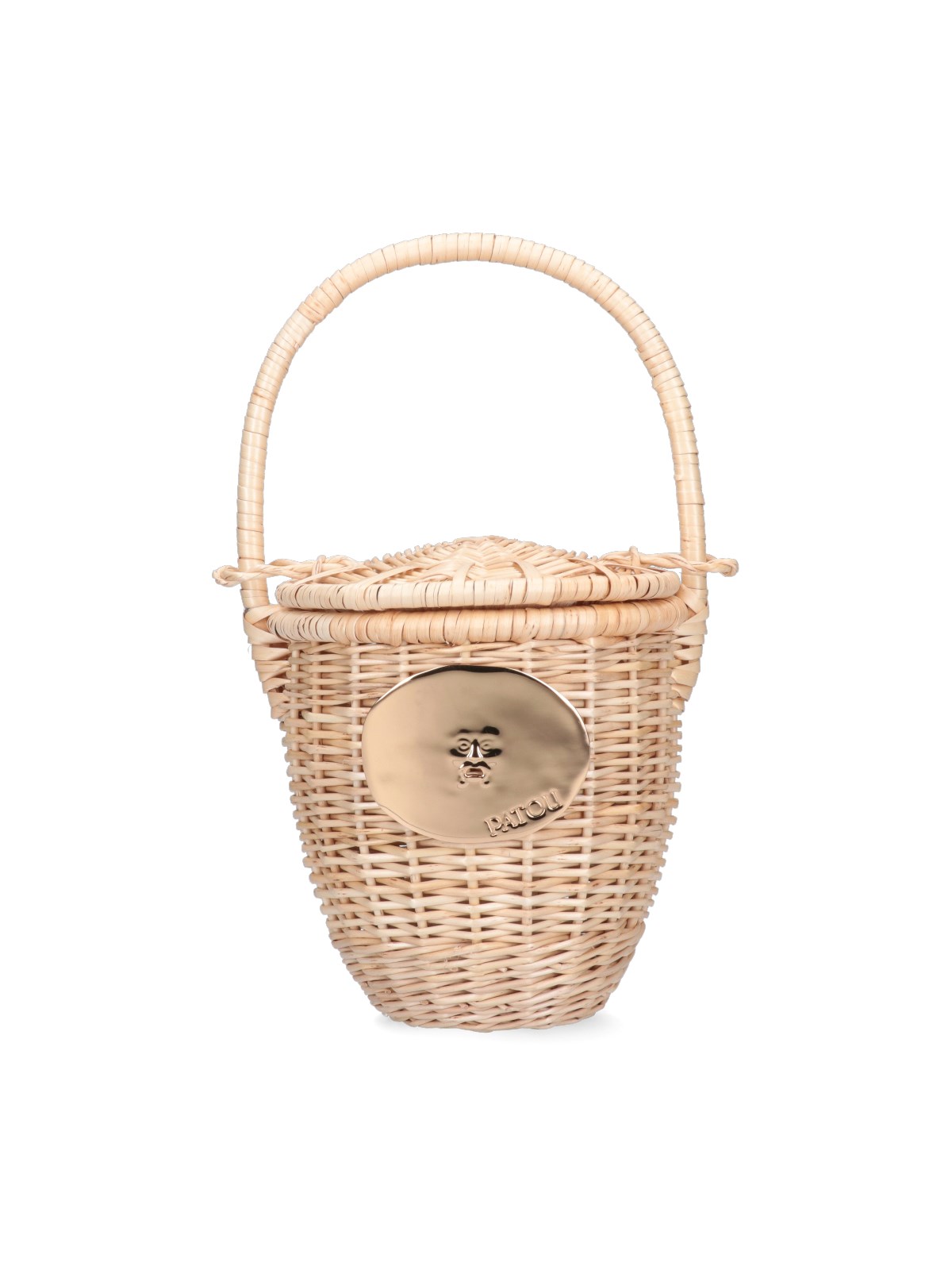 Patou Wicker Bucket Bag