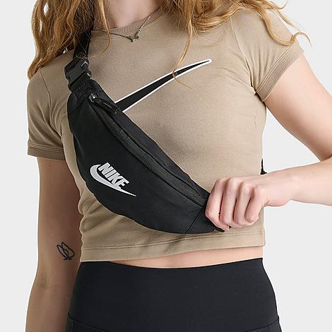 Nike Heritage Waist Pack in Black/White