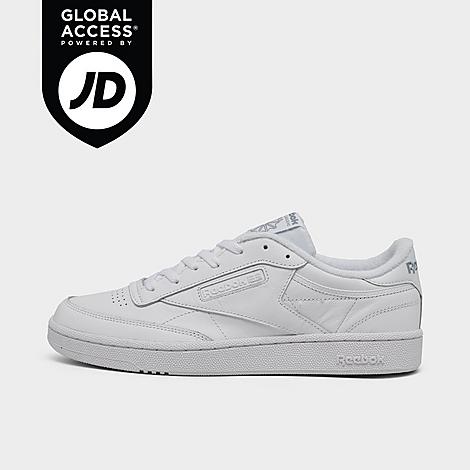 Reebok Men's Club C 85 Casual Shoes in White/Soft Blue/White Size: 14.0