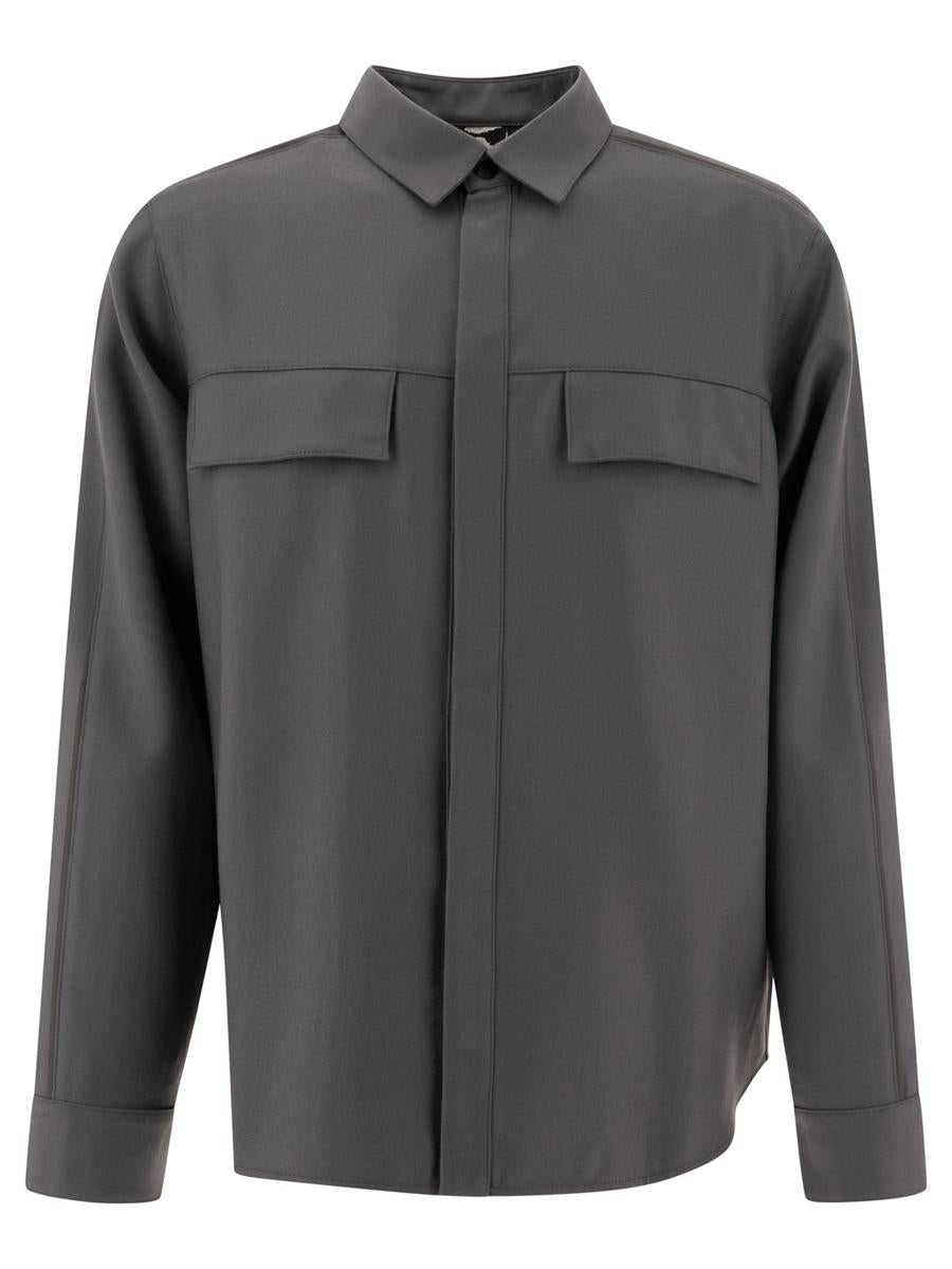 Gr10K "Flanel Piping" Overshirt